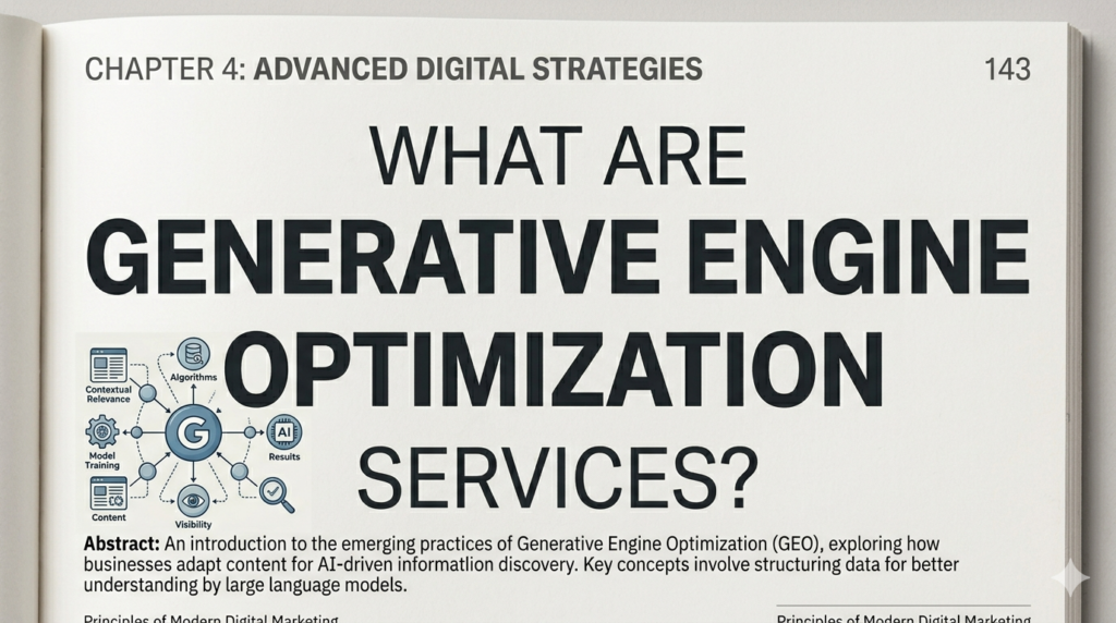 what are generative engine optimization services